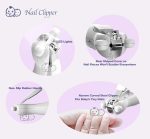 Baby Nail Clippers 20 in 1 by Royal Angels Baby | Safe Electric Baby Nail Trimmer, Baby Nail File Kit, Additional Replacement Heads, Newborn Toddler Toes and Fingernails, Trim and Polish (Blue) - Image 5